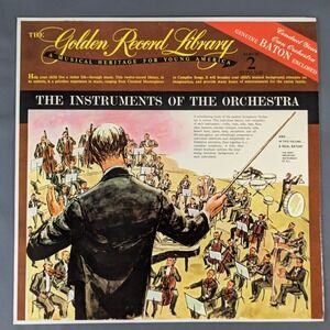 The Golden Record Library Vol 2 Instruments of the Orchestra LP 1959 RL 9901 NM